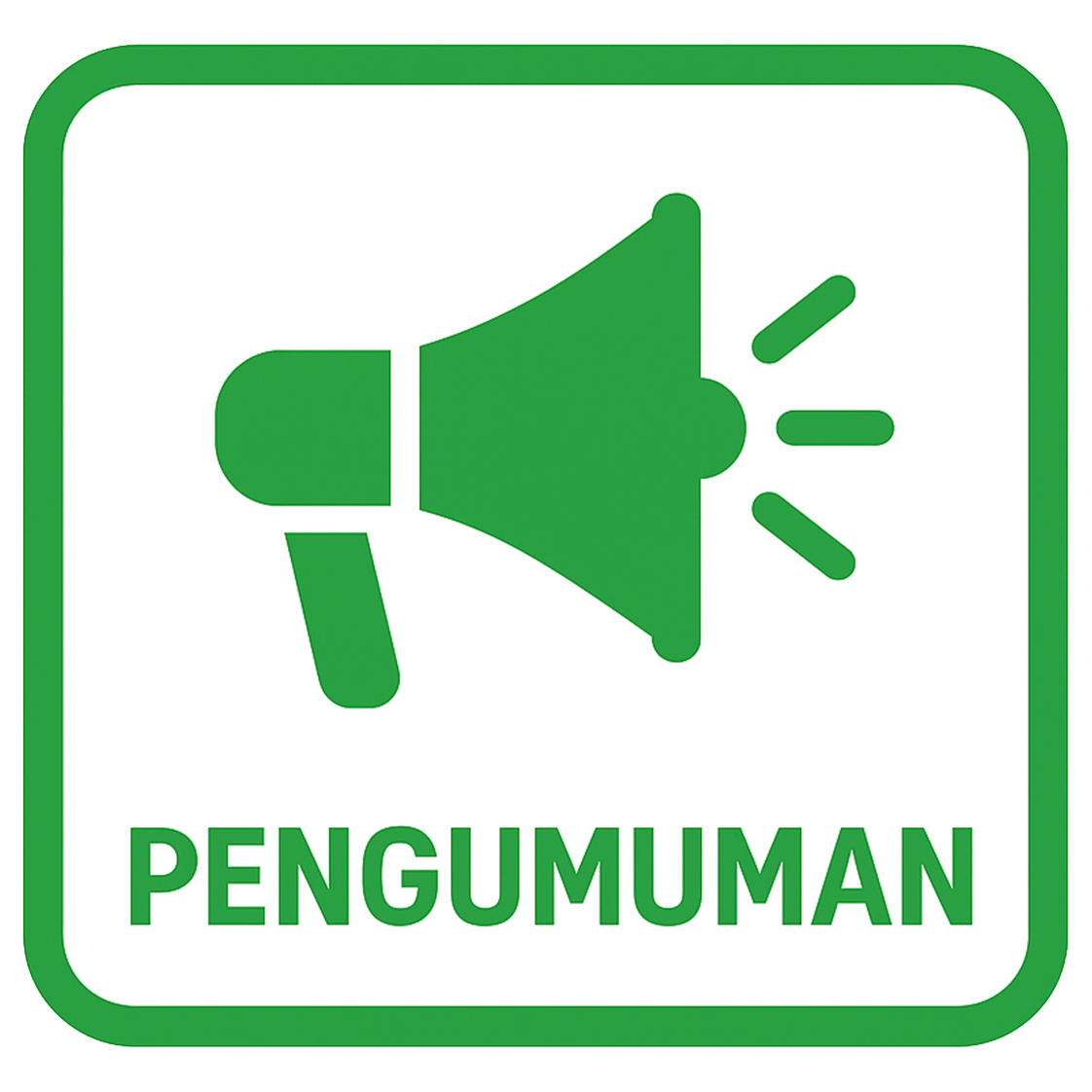 PENGUMUMAN